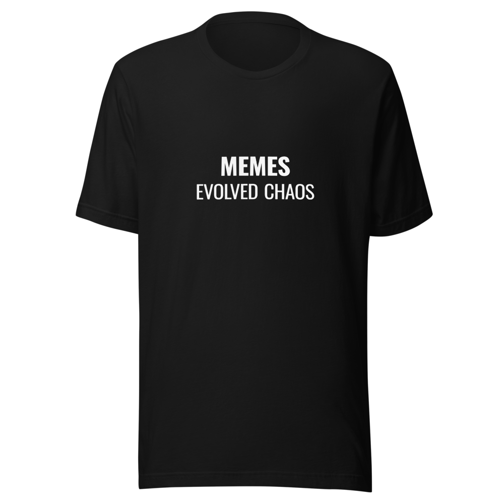 MEMES EVOLVED CHAOS T-Shirt - Black