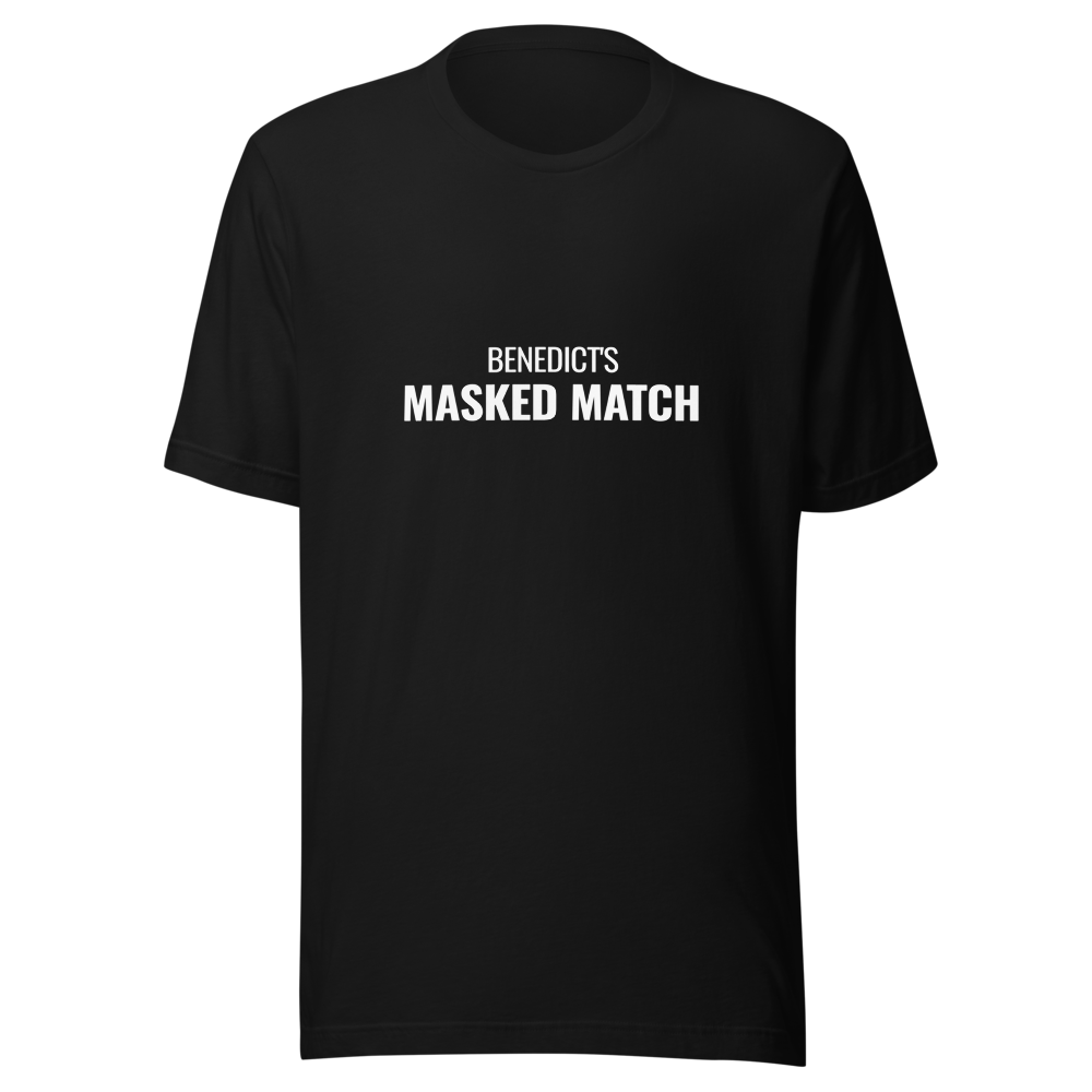 BENEDICT'S MASKED MATCH T-Shirt - Black