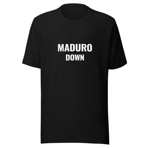 'MADURO DOWN' T-Shirt - Black