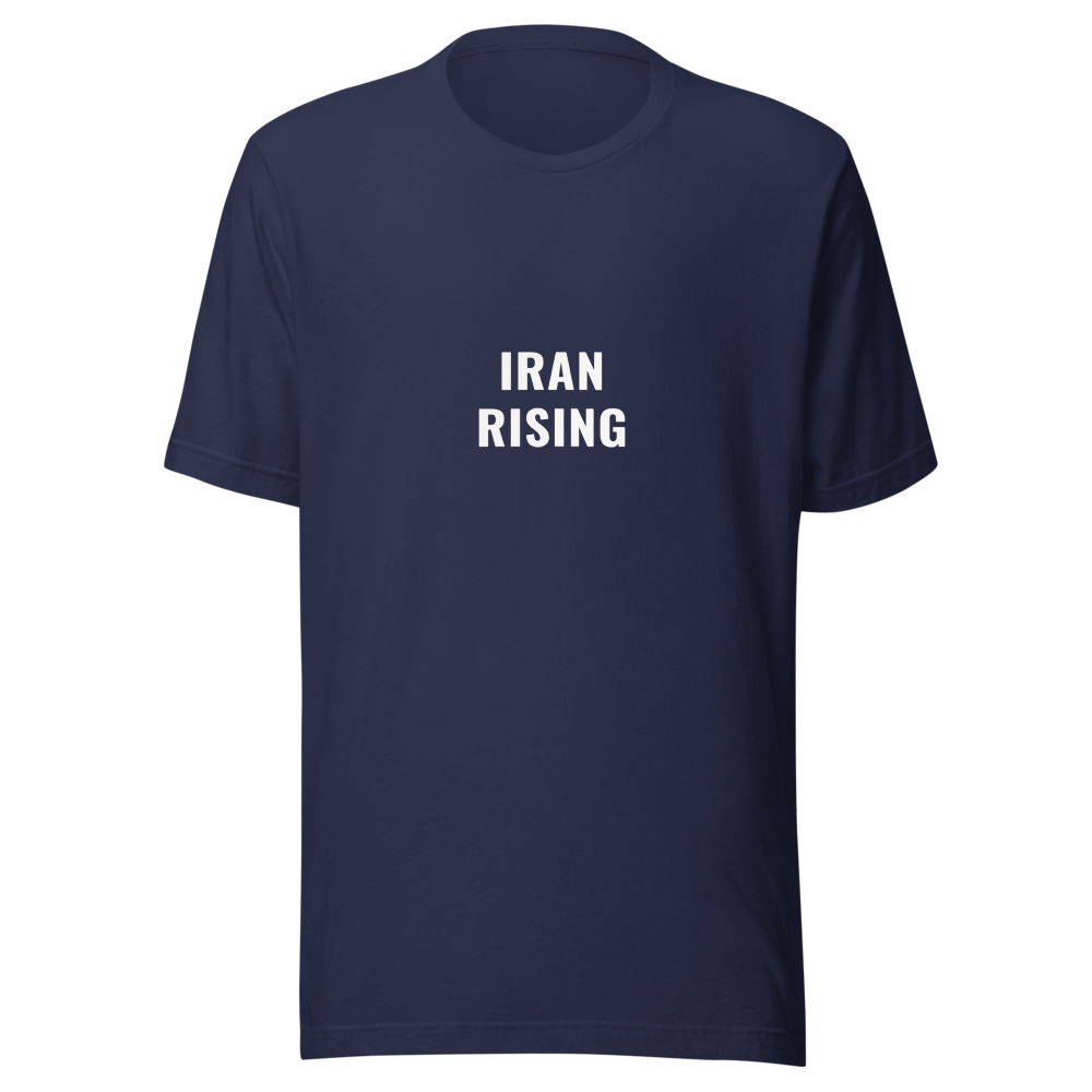 Iran Rising T-Shirt: Wear the Movement - Navy