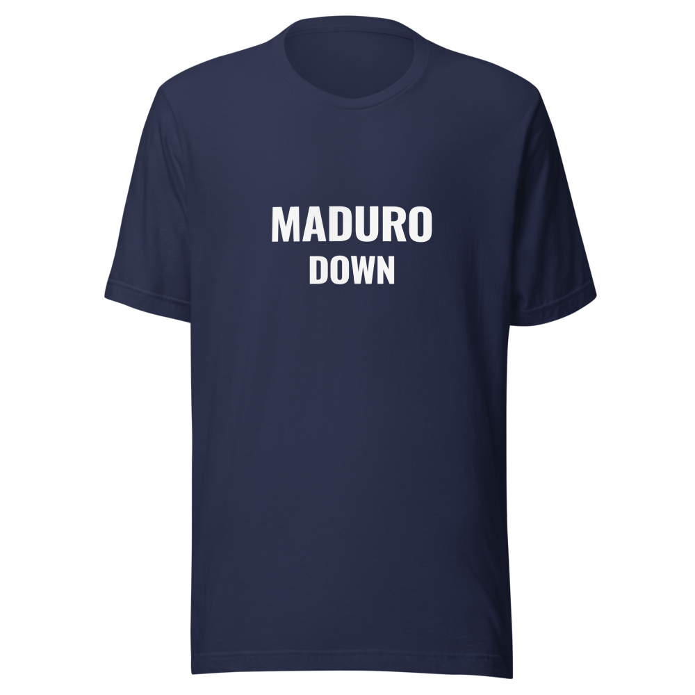 'MADURO DOWN' T-Shirt - Navy