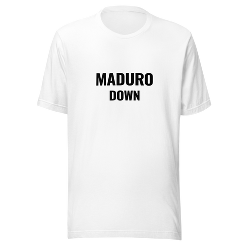 'MADURO DOWN' T-Shirt - White
